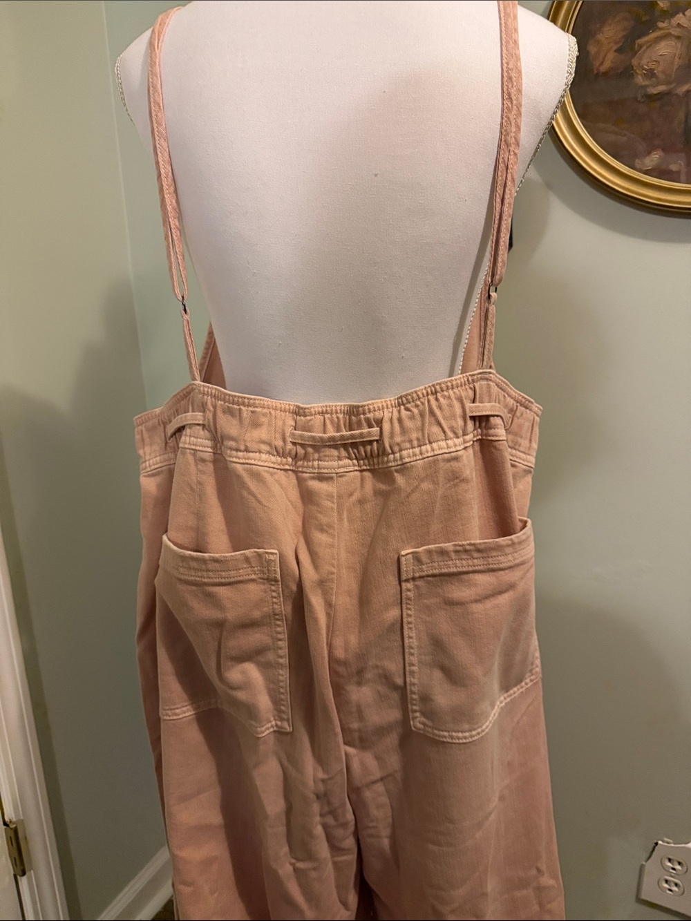 aerie Dusty Pink Utility Jumpsuit Overalls - Picture 3 of 6